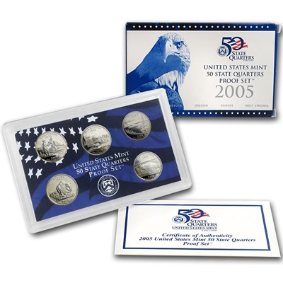 2005 USA State Quarters Proof Set